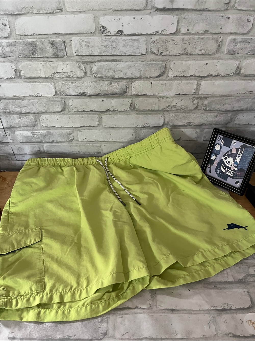 Tommy Bahama Bright Lime Swim Trunks men’s XL